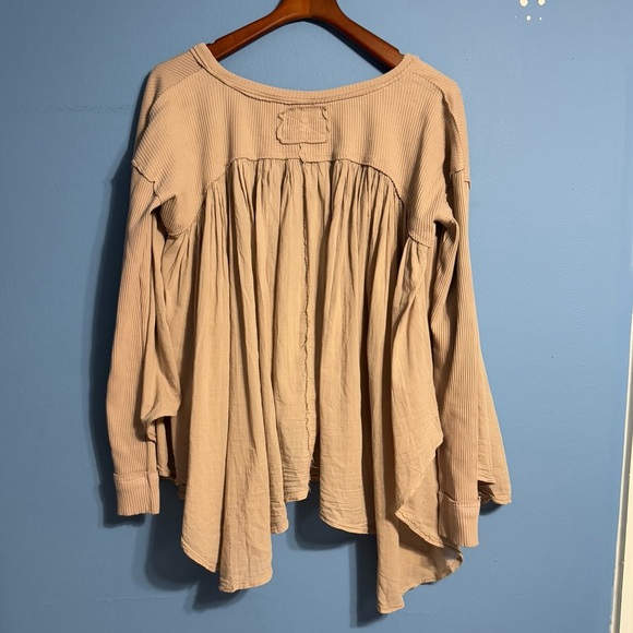 NWT FREE PEOPLE Lyrical Tunic / Etherea Beige Small - Picture 9 of 10